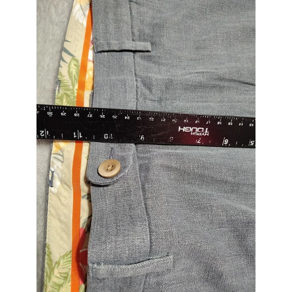 Tommy Bahama Chino Pants Men 36/33 Lite Black 90 Silk/10 Cotton Date‎ Work City